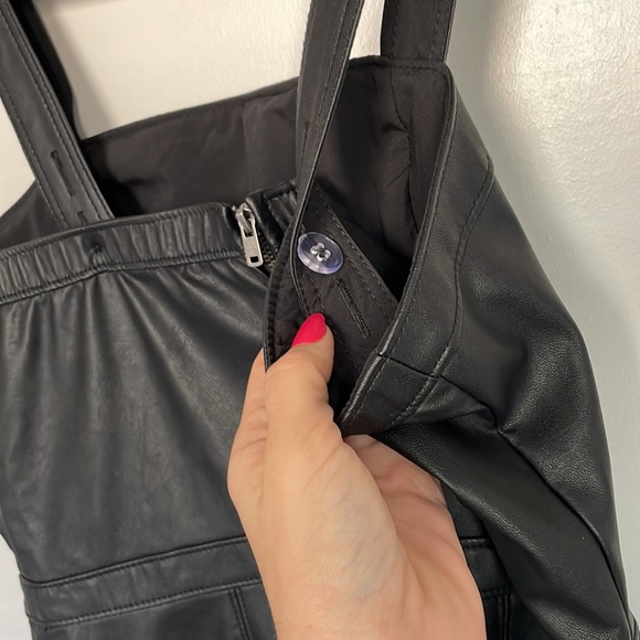 Abercrombie and Fitch leather mini dress - Picture 3 of 5